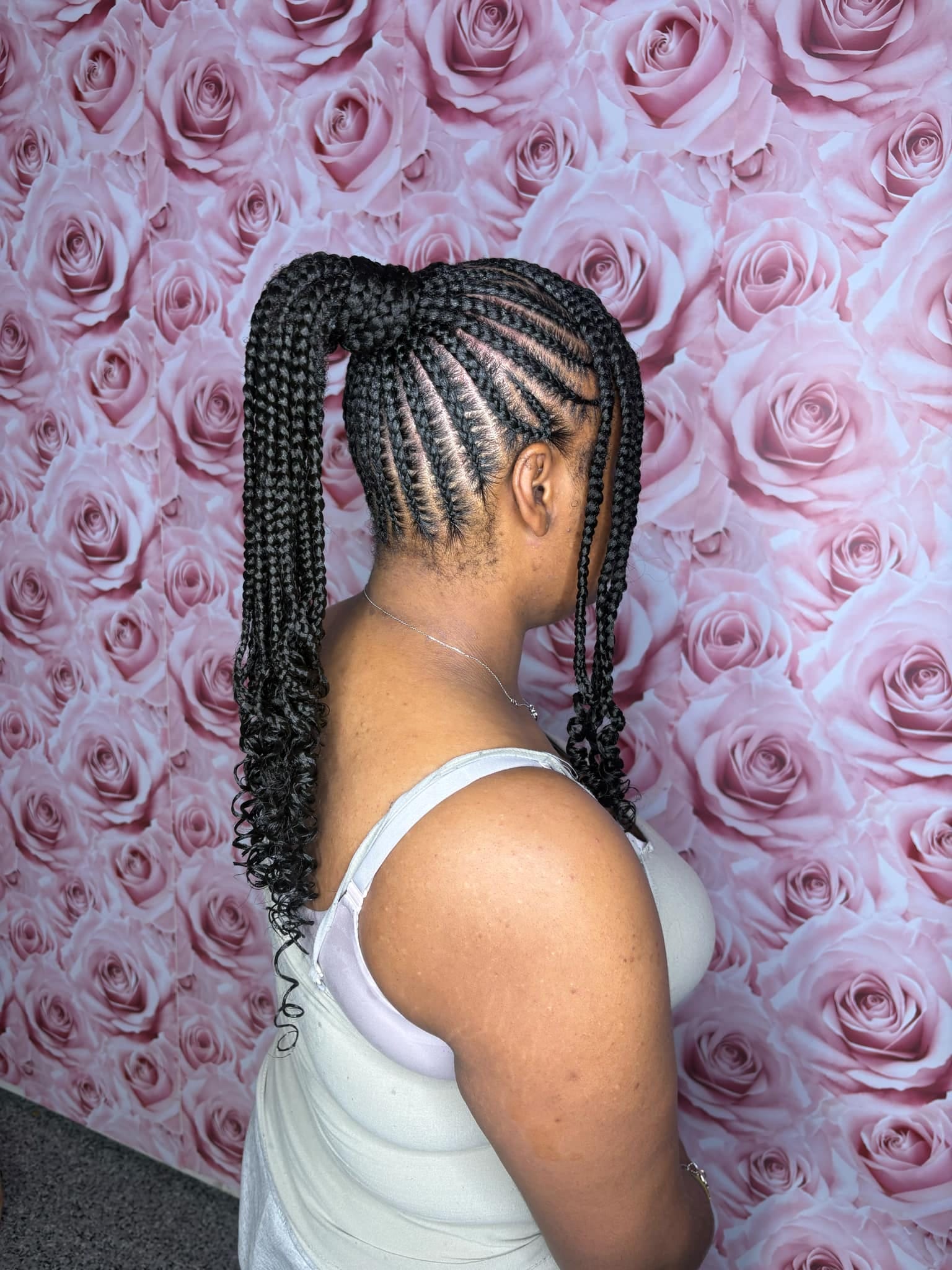 Medium Knotless Braids
