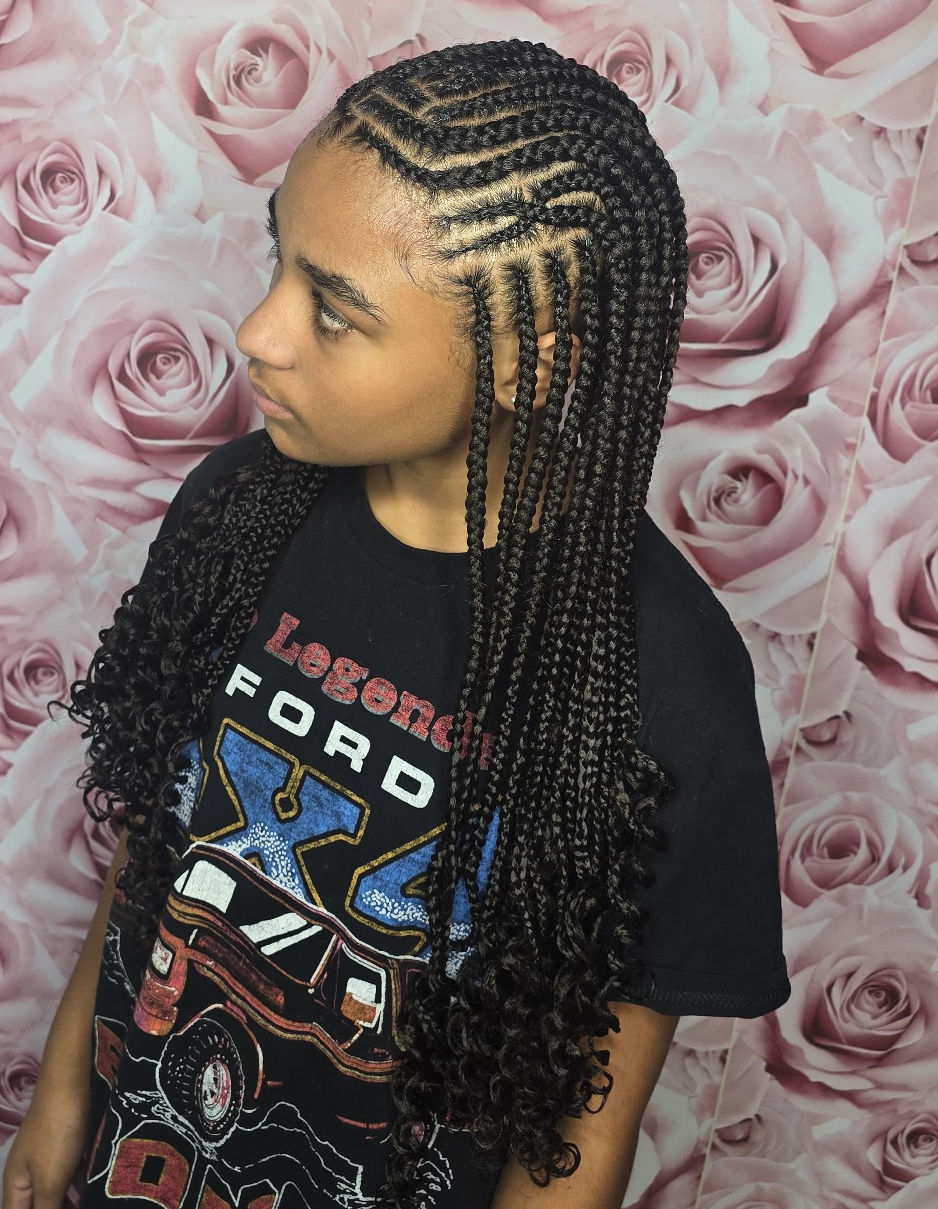 Bohemian Knotless Braids
